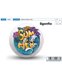 PALLONE BEACH VOLLEY MIRAGE SUMMER SGONFIO