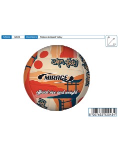PALLONE BEACH VOLLEY MIRAGE NIPPON SGONFIO