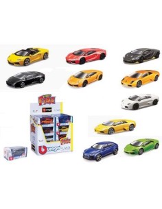 BURAGO STREET FIRE LAMBORGHINI blister scala 1:43 (24 Pz)