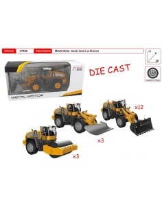 DIE CAST MEZZI DI CANTIERE