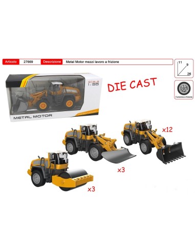 DIE CAST MEZZI DI CANTIERE