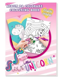 COLOURING BOOK UNICORNO (6 Pz)