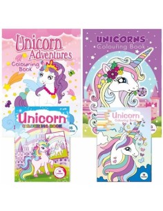 ALBUM DA COLORARE A4 16 pag. UNICORNO (24 Pz)