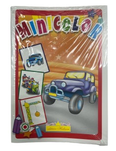 LIBRO DA COLORARE A5 (9 Pz)