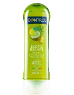 CONTROL 2 in 1 MASSAGE & PLEASURE EXOTIC LUBRIFICANTE 200 ml