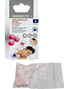 TAPPI AURICOLARI IN CERA 8 Pz (12 Pz)