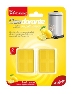 DEODORANTE PER PATTUMIERA 2 Pz - LIMONE -
