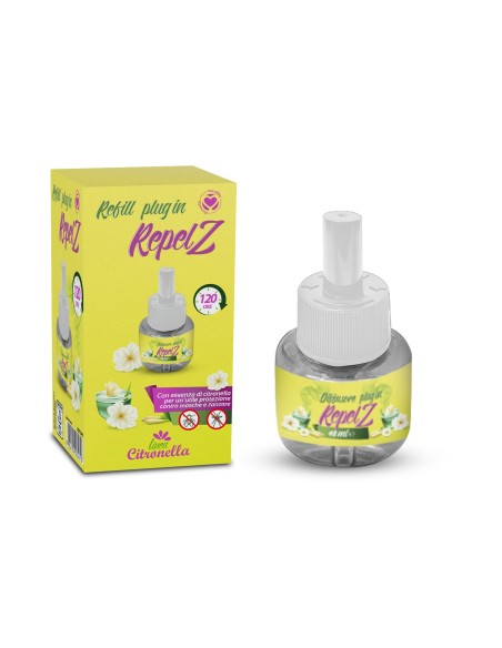 RICARICA DIFFUSORE PLUG REPELZ CITRONELLA