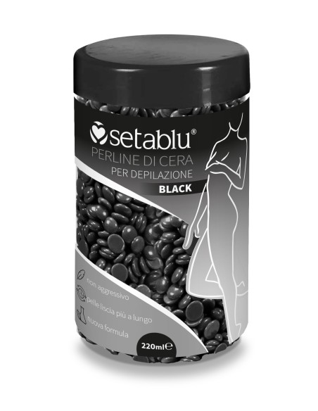 PERLINE CERA DEPILATORIA 220ml BLACK