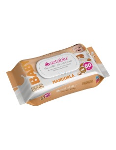 SALVIETTE BABY MANDORLA 80 pz