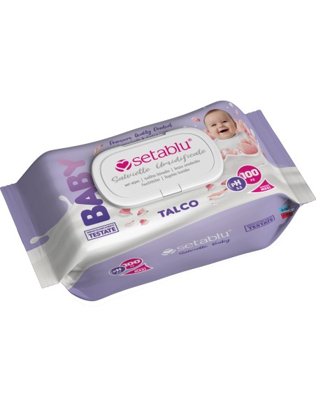 SALVIETTA BABY TALCO 100 Pz