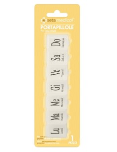 PORTAPILLOLE VERTICALE SETTIMANALE