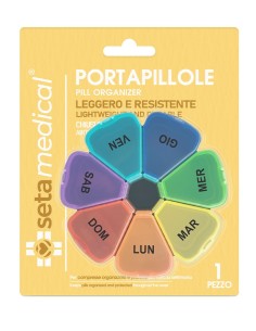 PORTAPILLOLE SETTIMANALE FIORE