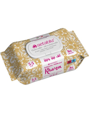 SALVIETTE MILLEUSI FRAGRANZA ARABA 80 Pz KHAREM