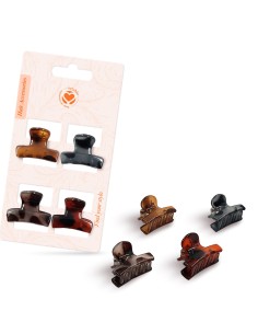 PINZETTA CAPELLI 4.5 cm 4 pz (12 Pz)