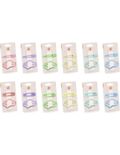 CLIC CLAC VARI MODELLI 2 Pz VARI COLORI (24 Pz)