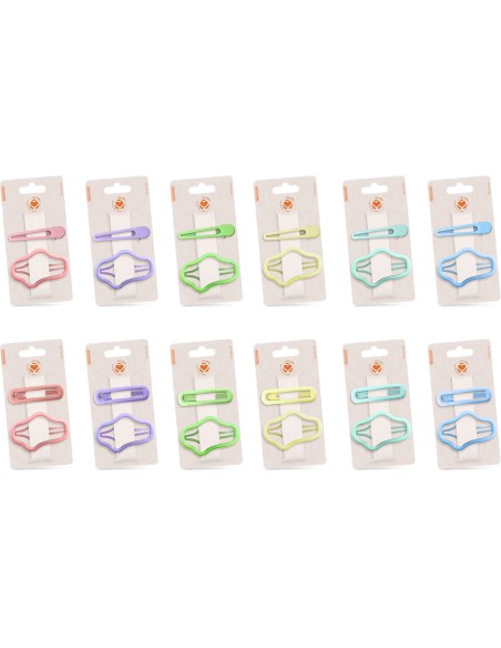 CLIC CLAC VARI MODELLI 2 Pz VARI COLORI (24 Pz)