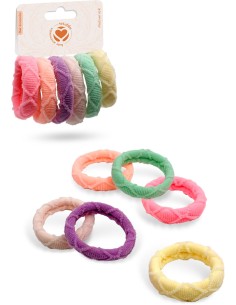 ELASTICO PER CAPELLI 6 Pz VARI COLORI (12 Pz)