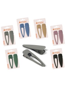 FERMAGLI CAPELLI COLORI MATTI 2 Pz (12 Pz)