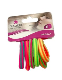 ELASTICO MAINLY 6 Pz COLORI VARI  (12 Pz)