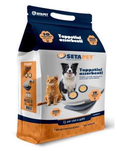 TAPPETINI ASSORBENTI PET 60x60 (10 Pz)