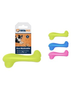 OSSO MASTICABILE PER CANI IN GOMMA DURA 12.3x5 cm (12 Pz)
