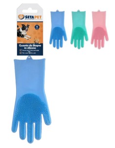 GUANTO DA BAGNO PER ANIMALI IN SILICONE