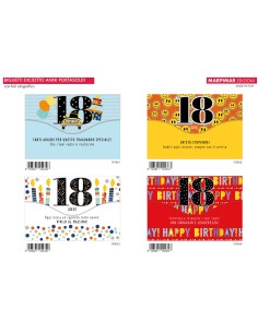 BIGL. MARPIMAR 18 ANNI P/SOLDI CON FOIL (24 bigl)