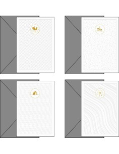 BIGL. KARTOS BUON COMPL. CON TEXTURE E ICONE ORO (12 bigl)
