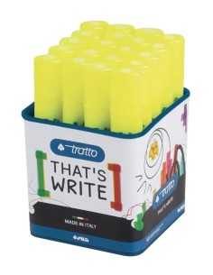 EVIDENZIATOR TRATTO VIDEO GIALLO (20 Pz)