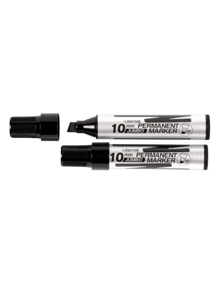 MARCATORE PERMANENTE JUMBO 10 mm NERO (12 Pz)