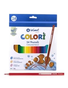 PASTELLI COLORI JOLLY BE-SMART (6x24 Pz)