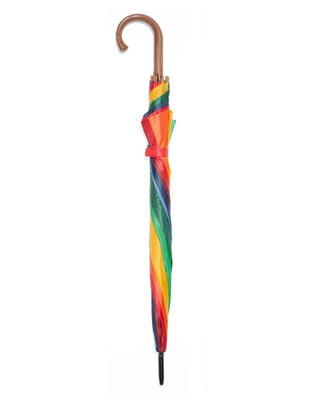 OMBRELLO NYLON GOLF AUTOMATICO ARCOBALENO