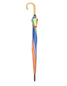 OMBRELLO NYLON 16K ANTIVENTO ARCOBALENO