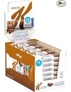 KELLOGGS BARRETTE CIOCCOLATO AL LATTE 21.5 gr. (30 Pz)