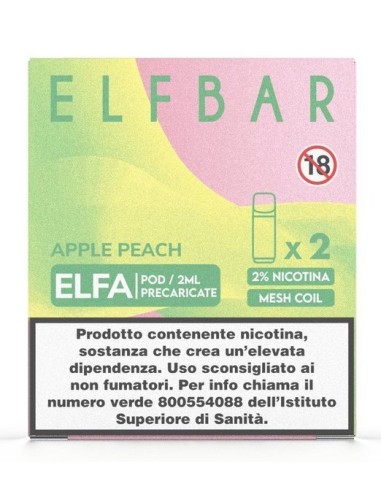 ELFBAR ELFA PREFILLED POD APPLE PEACH 20 ml 2 Refill cod.prod.PL