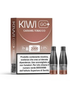 KIWI GO+ POD 2 Refill CARAMEL TOBACCO 20 Cod.Prod.PLN012787