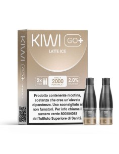 KIWI GO+ POD 2 Refill LATTE ICE 20 Cod.Prod.PLN012789
