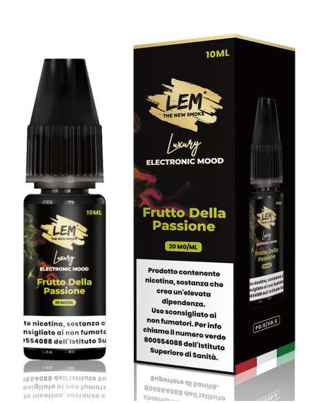 LEM LIQUIDO RICARICA FRUTTO DELLA PASSIONE NICOTINA 2% 10 ml (5