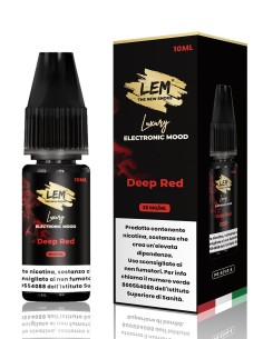 LEM LIQUIDO RICARICA DEEP RED NICOTINA 2% 10 ml (5 Pz) Cod Prod.