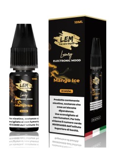 LEM LIQUIDO RICARICA MANGO NICOTINA 2% 10 ml (5 Pz) Cod Prod.PLN