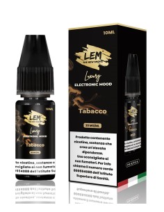 LEM LIQUIDO RICARICA TABACCO NICOTINA 2% 10 ml (5 Pz) Cod Prod.P