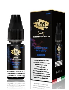 LEM LIQUIDO RICARICA LAMPONE MIRTILLO NICOTINA 2% 10 ml (5 Pz) C