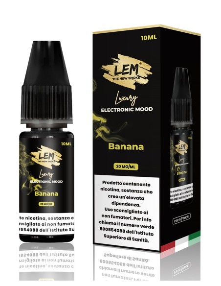 LEM LIQUIDO RICARICA BANANA NICOTINA 2% 10 ml (5 Pz) Cod Prod.PL