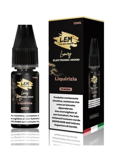 LEM LIQUIDO RICARICA LIQUIRIZIA NICOTINA 2% 10 ml (5 Pz) Cod Pro