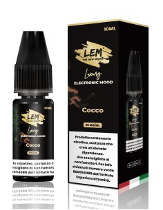 LEM LIQUIDO RICARICA COCCO NICOTINA 2% 10 ml (5 Pz) Cod Prod.PLN