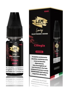 LEM LIQUIDO RICARICA CILIEGIA NICOTINA 2% 10 ml (5 Pz) Cod Prod.