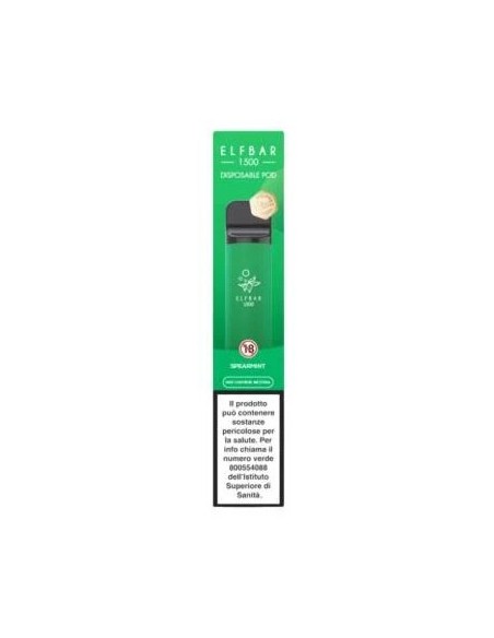 ELFBAR 1500 SPEARMINT 0 NICOTINA (10 PZ) PL0012273