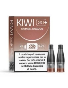 KIWI GO+ POD CARAMEL TOBACCO 0 nicotina 2ml (2 refill) cod.Prod