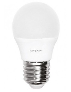 IMPERIA LED SFERA E27 OPALE 6 W 6500K (10 Pz)